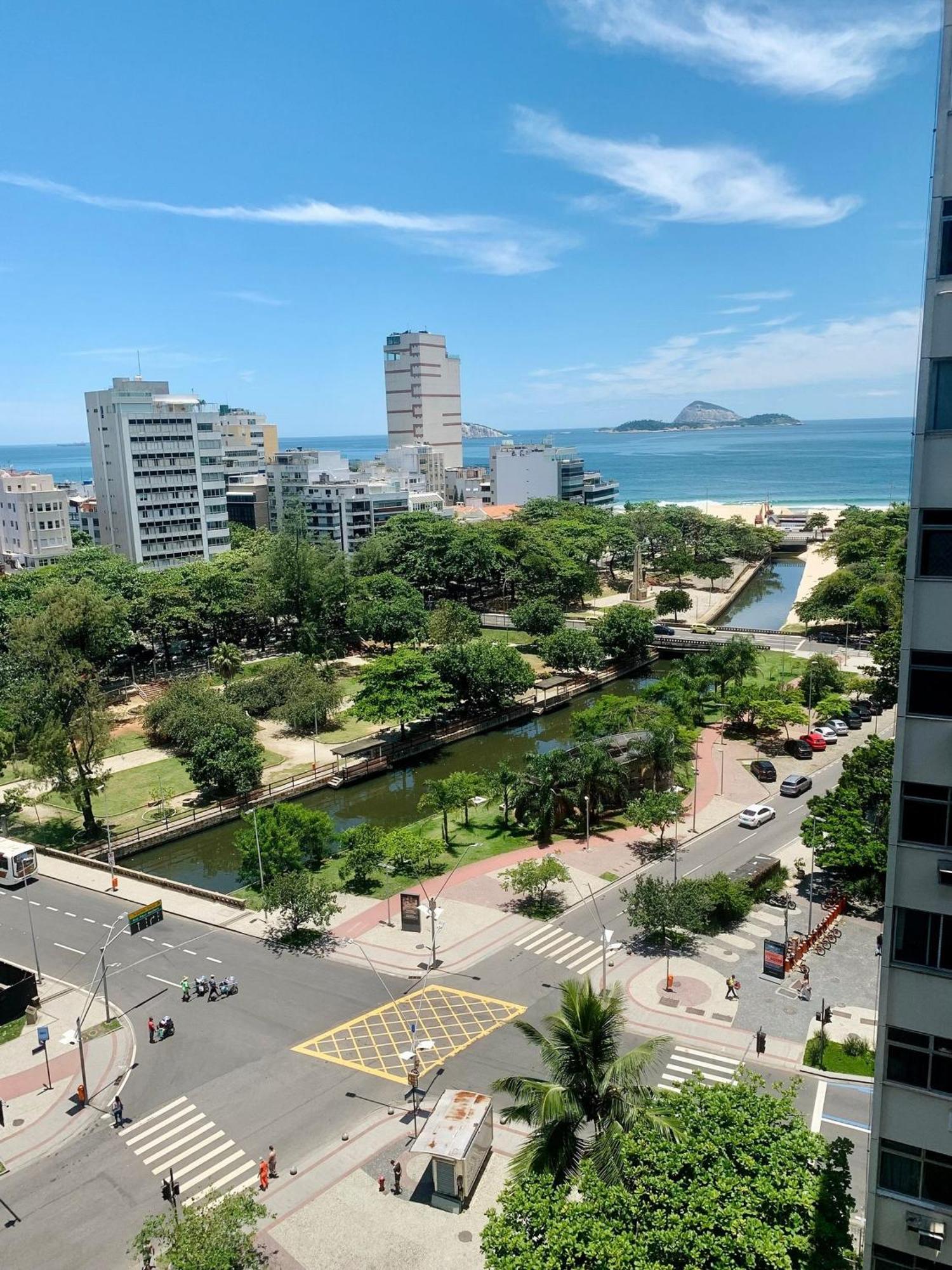 Appartamento Fantástica vista da fronteira Leblon e Ipanema Rio de Janeiro Esterno foto