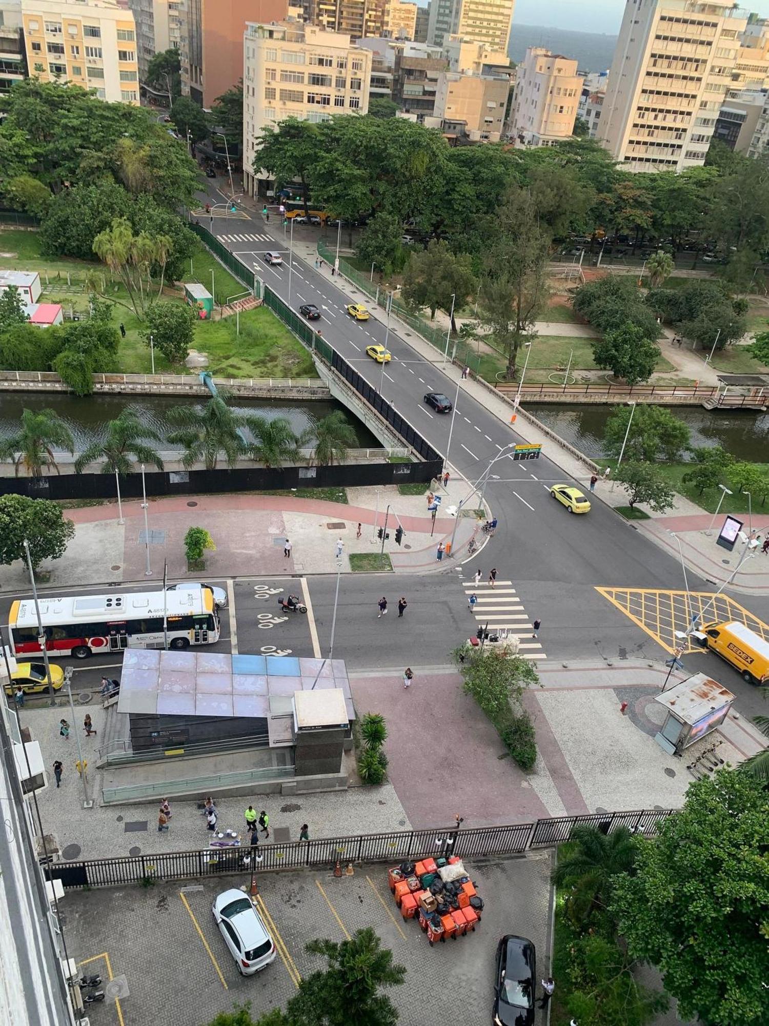 Appartamento Fantástica vista da fronteira Leblon e Ipanema Rio de Janeiro Esterno foto