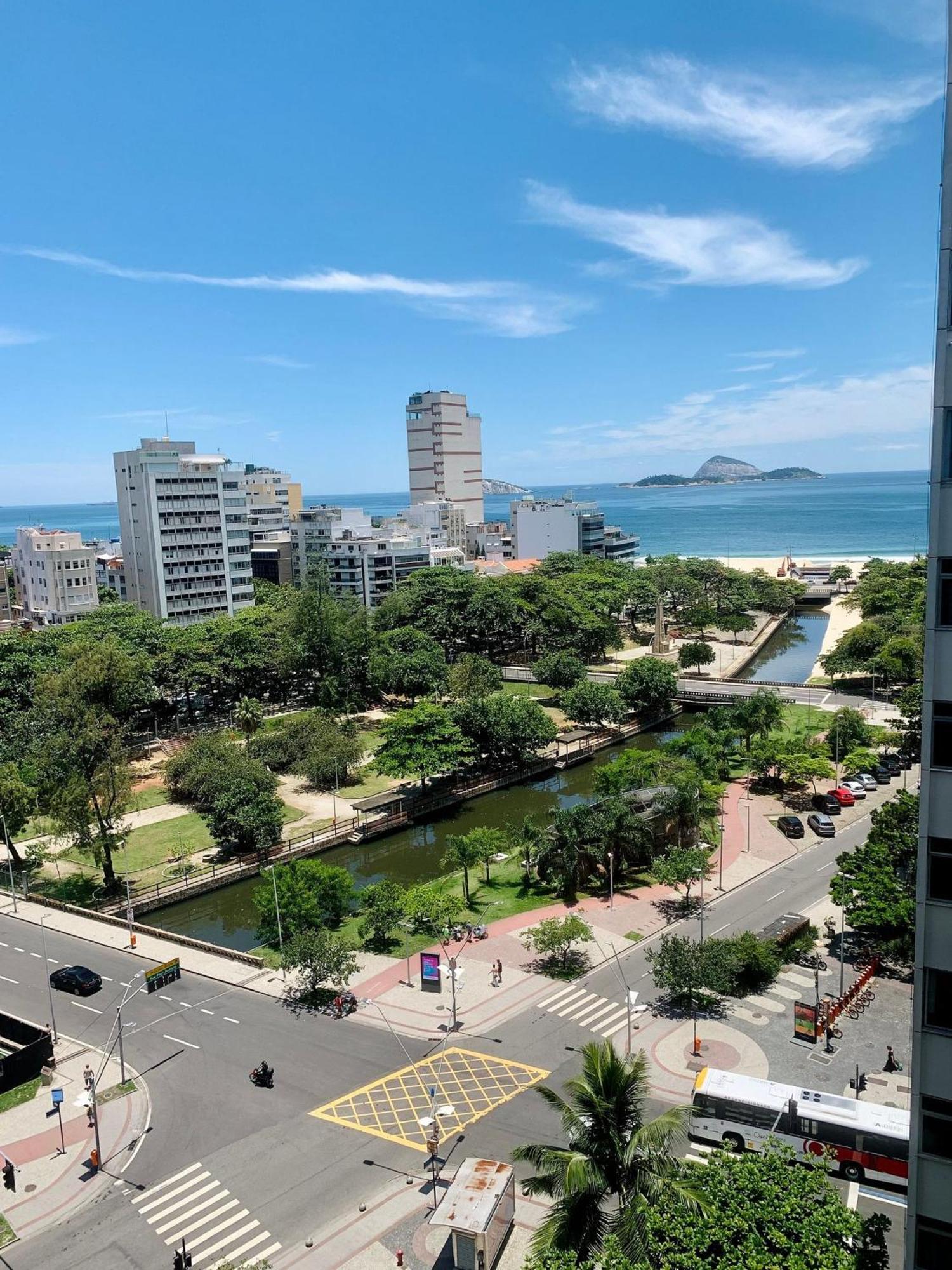 Appartamento Fantástica vista da fronteira Leblon e Ipanema Rio de Janeiro Esterno foto